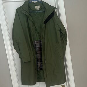 LL Bean jacket with zip out liner Medium